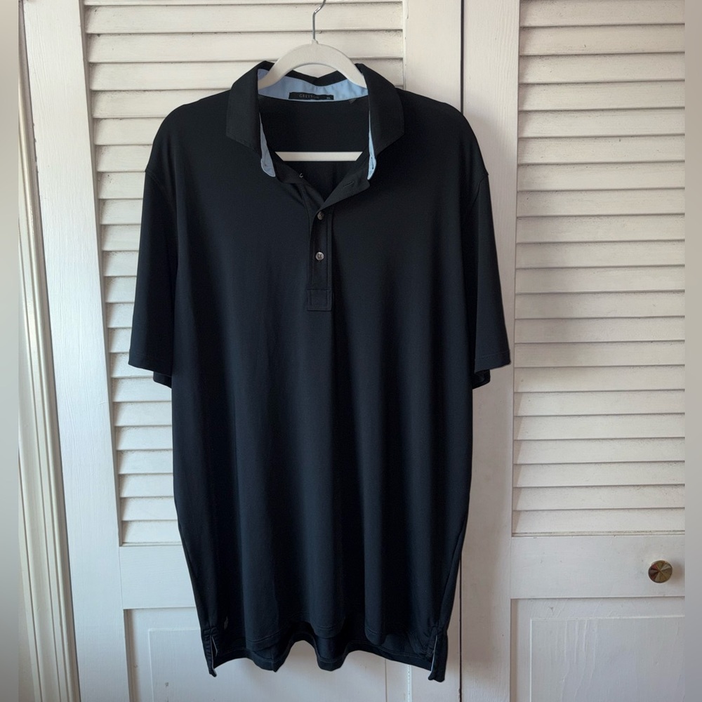 Greyson Charlotte Hornets Polo Shirt XL Black Performance Stretch Golf NBA - Picture 2 of 7